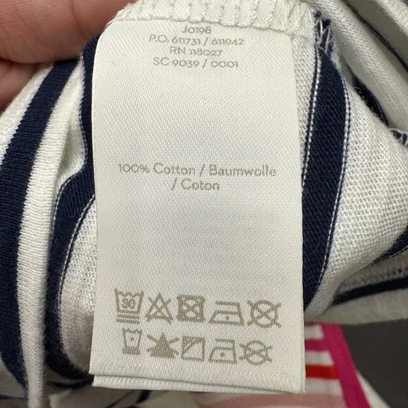 Boden Paulina Jersey Dress Ivory Multi Stripe - Picture 9 of 9